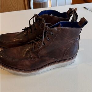Bed Stu Men's Brown Leather Boots Sz 10.  No Box.  Tub3
